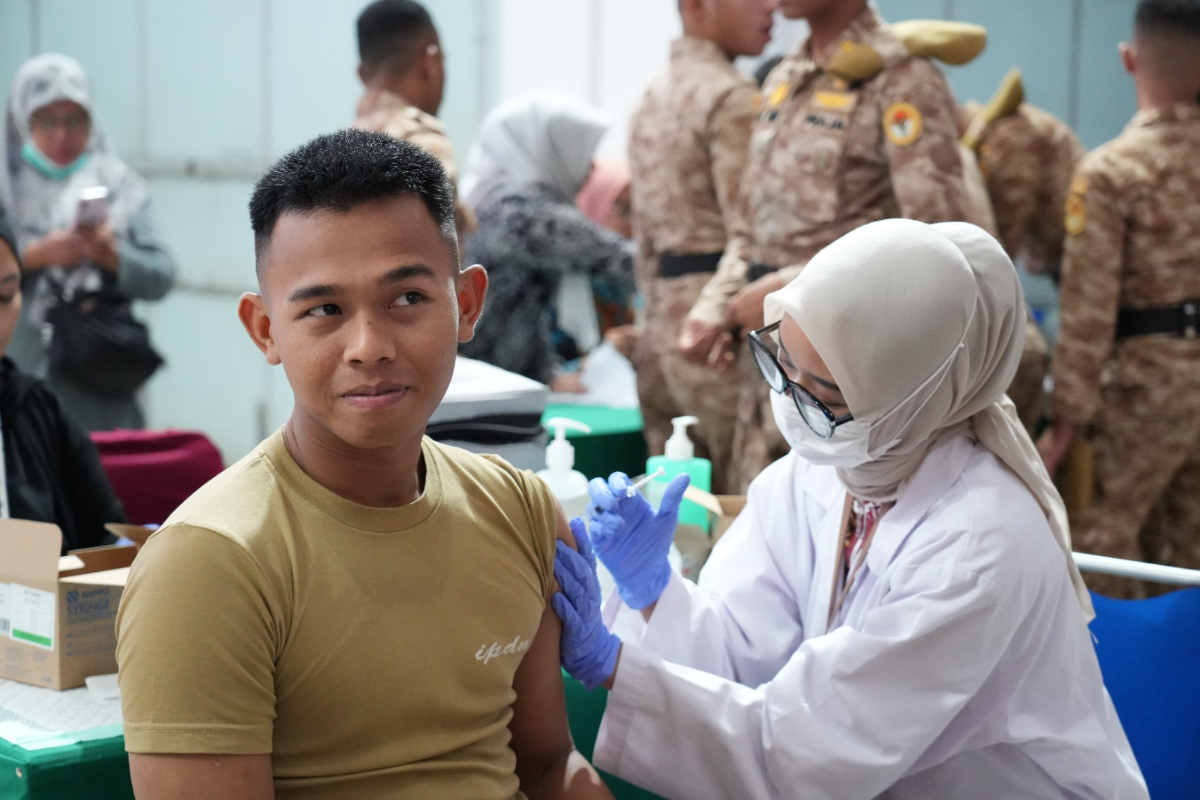 Bio Farma mendukung pemulihan layanan publik di Aceh Tamiang dengan menyediakan vaksin influenza bagi Satgas Kemendagri dan praja IPDN.