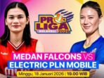 Medan Falcons vs Electric Mobile PLN