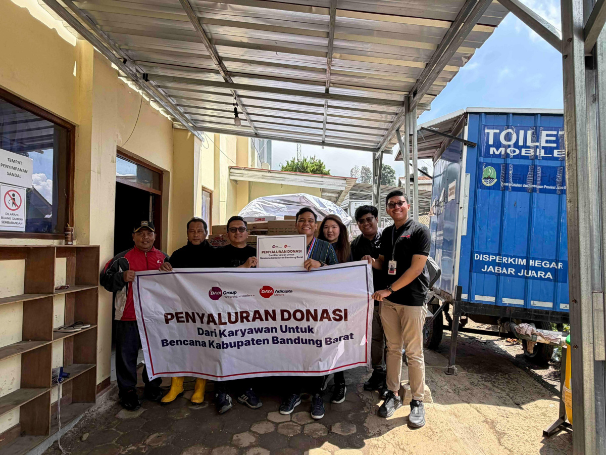 Daya Group dan DAM Salurkan Bantuan serta Gelar Servis Gratis untuk Korban Bencana Tanah Longsor di Cisarua, Bandung Barat