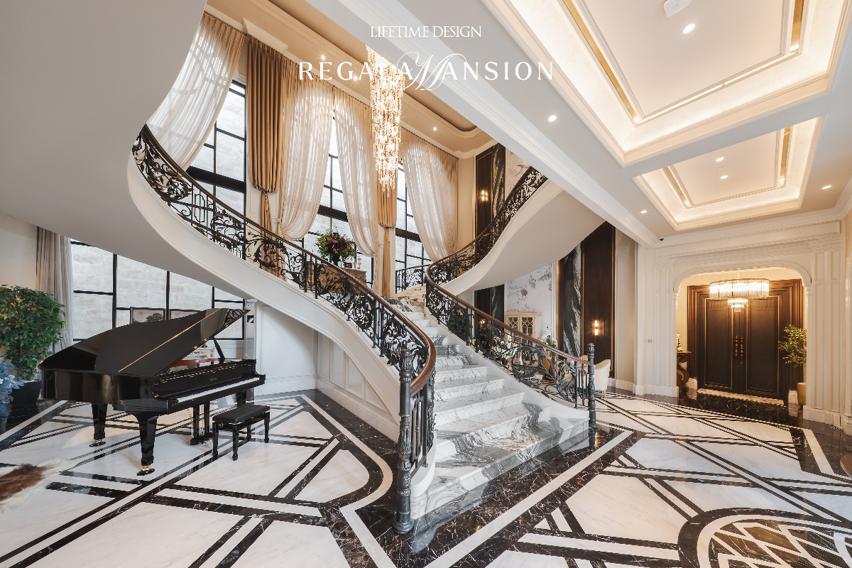 Regala Mansion by Lifetime Design: Private Mansion di Bandung yang Menghadirkan Ballroom di Dalam Rumah