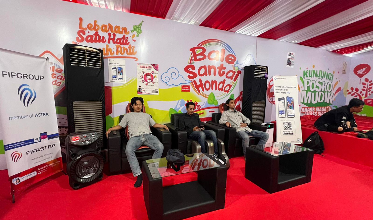 Bale Santai Honda Temani Mudik Lebaran 2026, DAM Siapkan Posko Istirahat & Servis Gratis di Jalur Jawa Barat