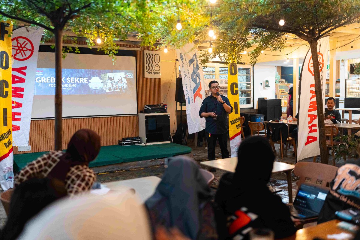 Yamaha Jabar dan FOCI Bandung Raya sukses menggelar Gresek Vol. 3 bertema halalbihalal dengan touring, edukasi mesin Yamaha Fazzio, hingga kampanye safety riding.