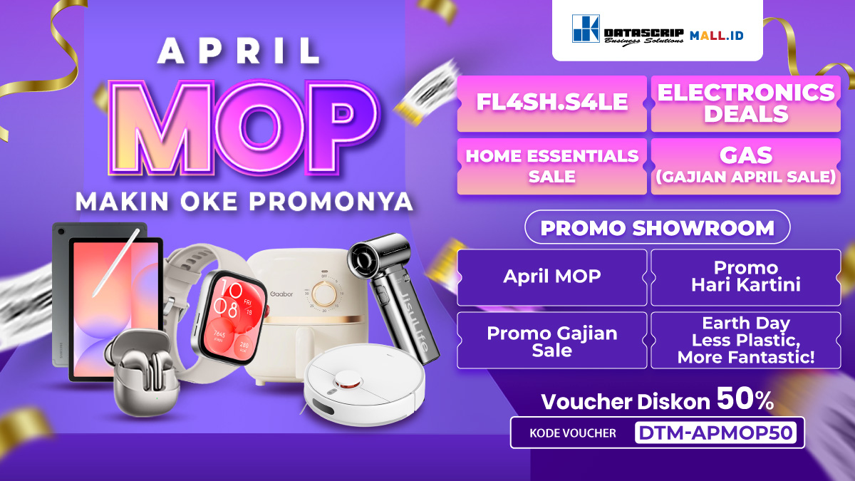 Diskon hingga 50%, DatascripMall.ID Ramaikan April dengan Program APRIL MOP