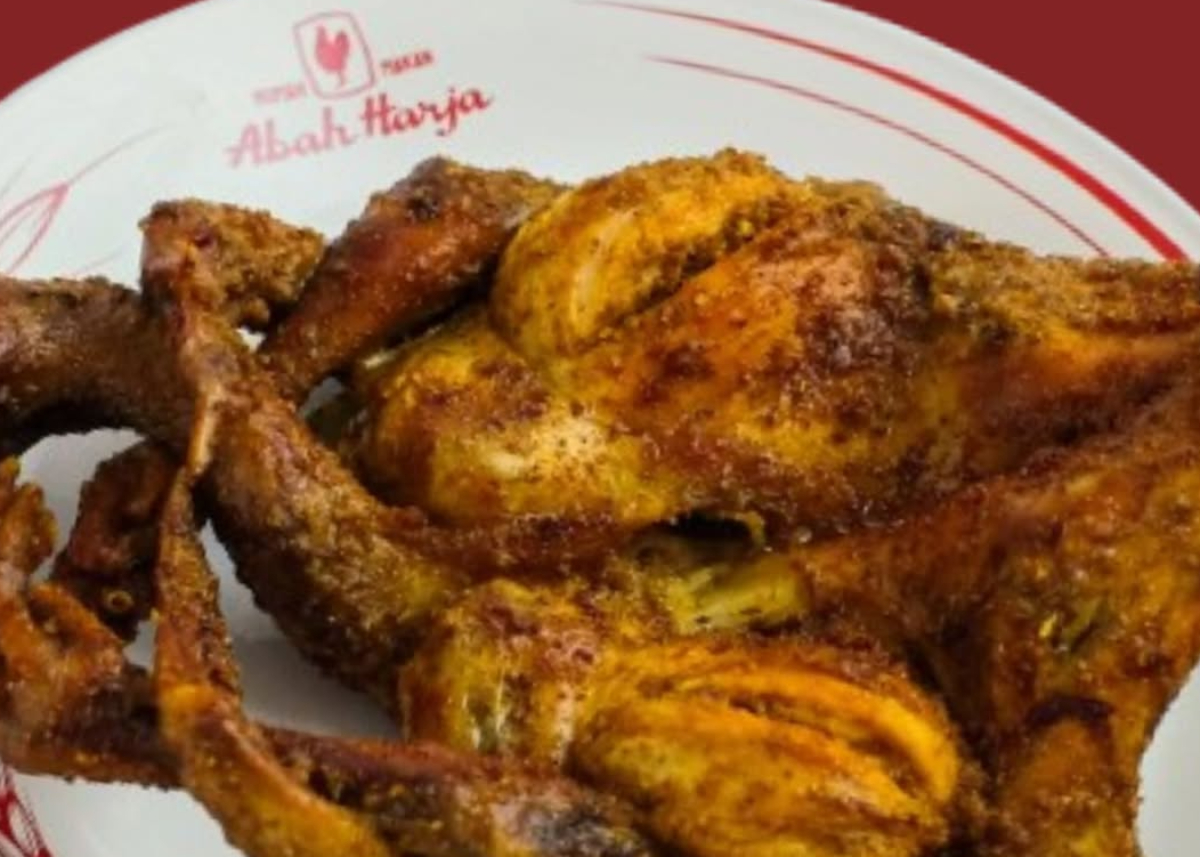 ayam goreng enak di bandung, ayam abah harja. foto: ig@rmabahharja