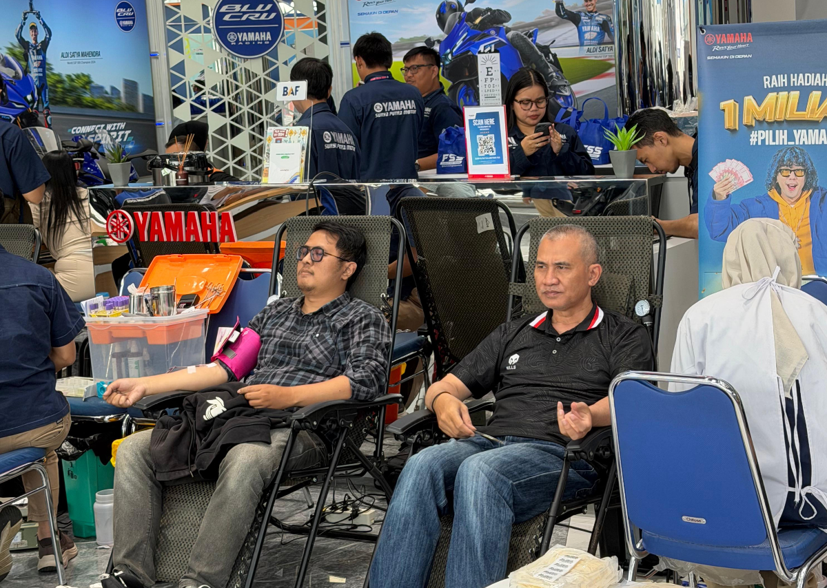 Yamaha Jawa Barat Gelar Donor Darah, Wujudkan Kepedulian Sosial dan Semangat Berbagi