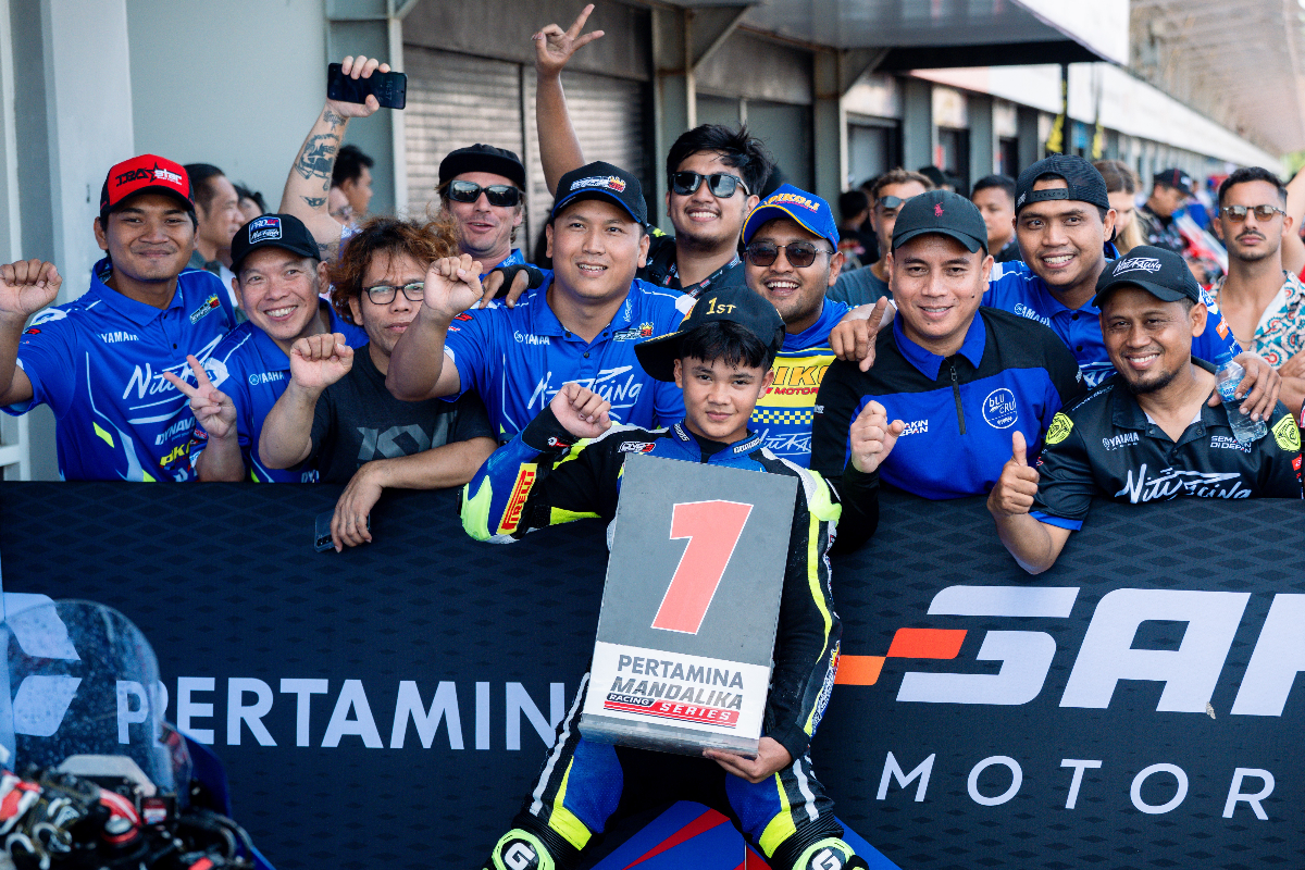Menangi Race dan Pimpin Klasemen, Modal Positif Yamaha Awali Kejurnas Mandalika Racing Series 2026