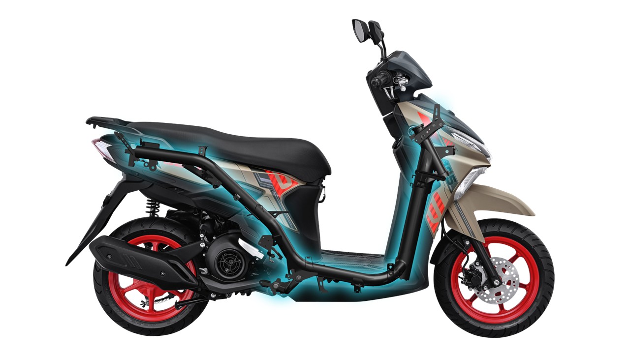 warna baru Yamaha Gear Ultima Hybrid
