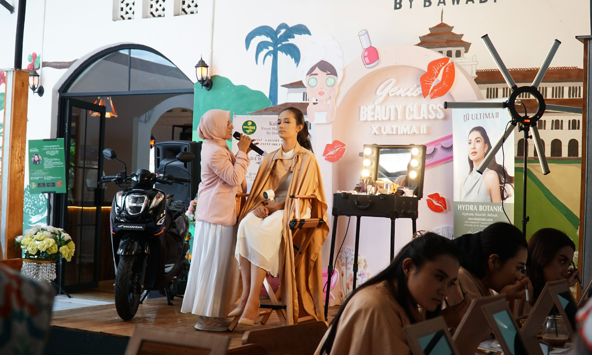 Collab Honda Genio x Beauty Ultima II Hadirkan Beauty Class dan Stylish Riding di Bandung