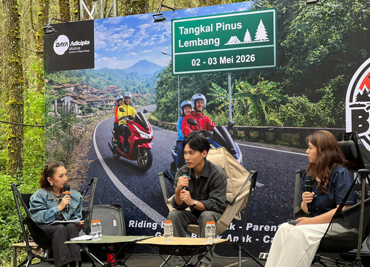 Bikers Playland, Momen Spesial Ayah dan Anak Bersama Honda di Tangkal Pinus Lembang