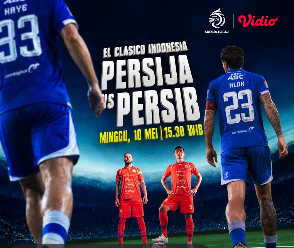 Link Live Streaming Persija vs Persib Sore Ini: