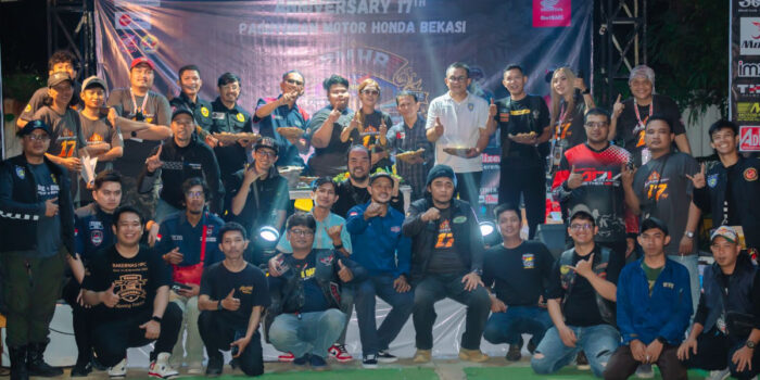 Anniversary ke-17 PMHB: Satu Hati, Satu Aspal, Satu Bekasi Perkuat Persaudaraan Komunitas Honda