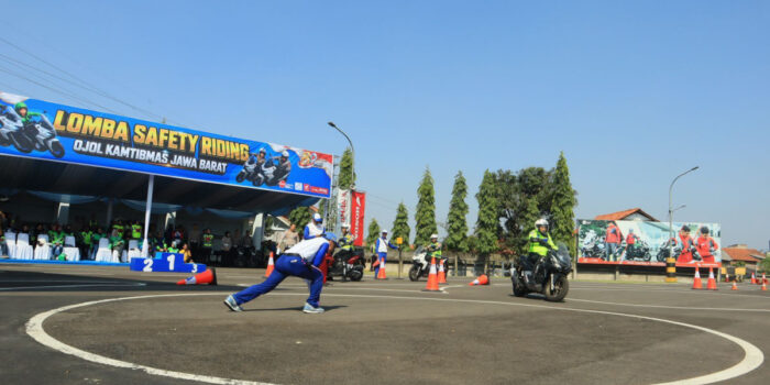 Tingkatkan Budaya #Cari_Aman, Polda Jabar dan Honda Gelar Kompetisi Safety Riding 2026