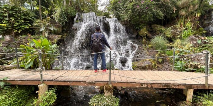 Tempat wisata Bandung Ecopark Curug Tilu Ciwidey